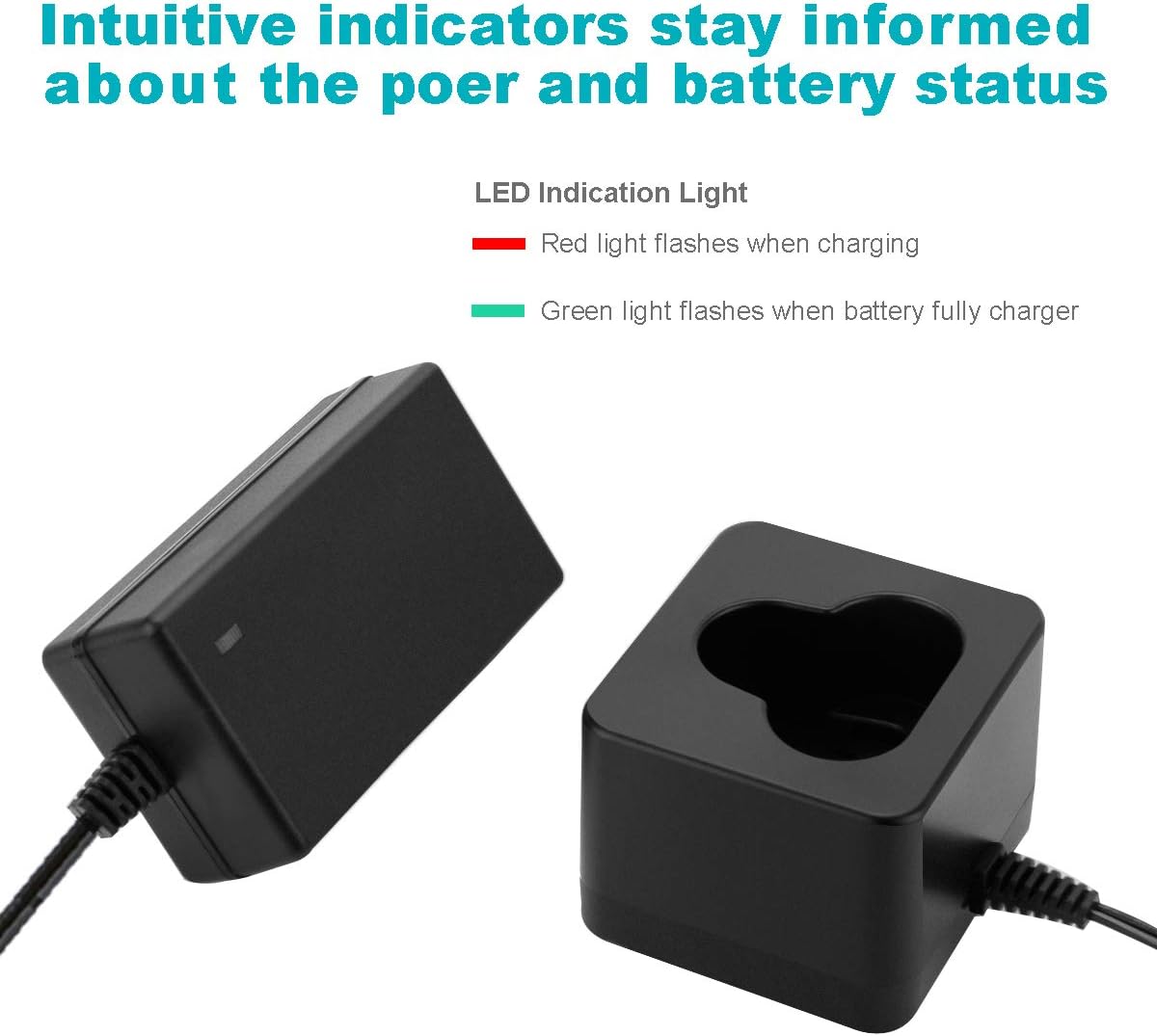 CREABEST New 2packs 3000mAh Li-ion 10.8V BL1014 Replacement Battery Compatible with Makita BL1013 DF030D DF330D 194550-6 194551-4 195332-9 and Include One 10.8V-12V Charger