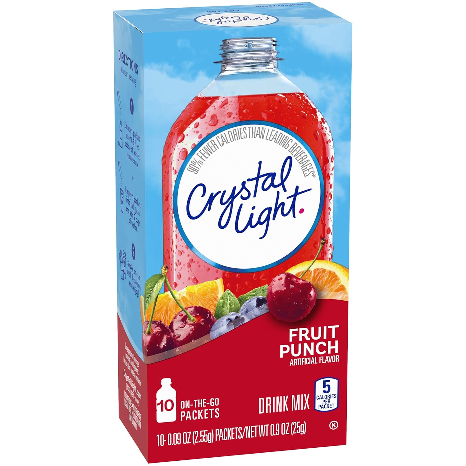 Crystal Light Fruit Punch Drink Mix (10 On-the-Go Packets)
