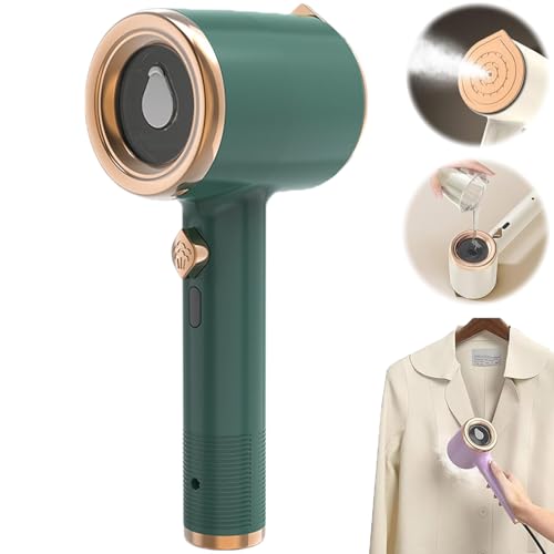 Emboadlie Steamer, Emboadlie Portable Mini Ironing Machine, Handheld Garment Steamer, Travel Mini Steam Iron, Professional Household Fast Preheating Steam Dry Ironing for Home and Travel (White)