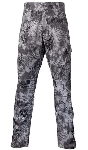 Kryptek Men’s Stalker Pant, Stealthy Camo Hunting Pant with Reinforced Knees, and Seat