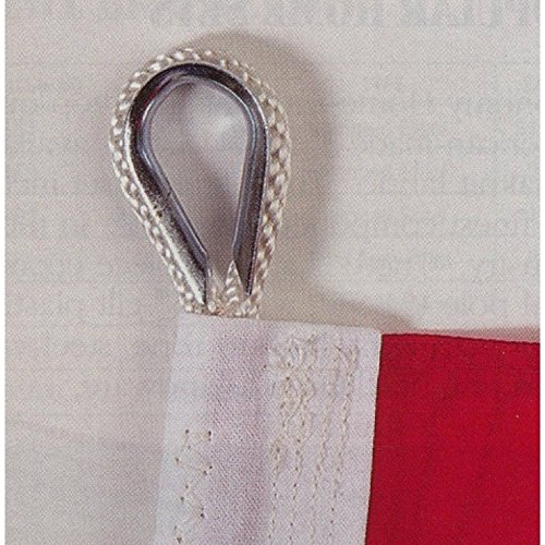 Annin Flagmakers Model 2270 American Flag All-Weather Nylon SolarGuard Nyl-Glo, 5 x 8 Feet