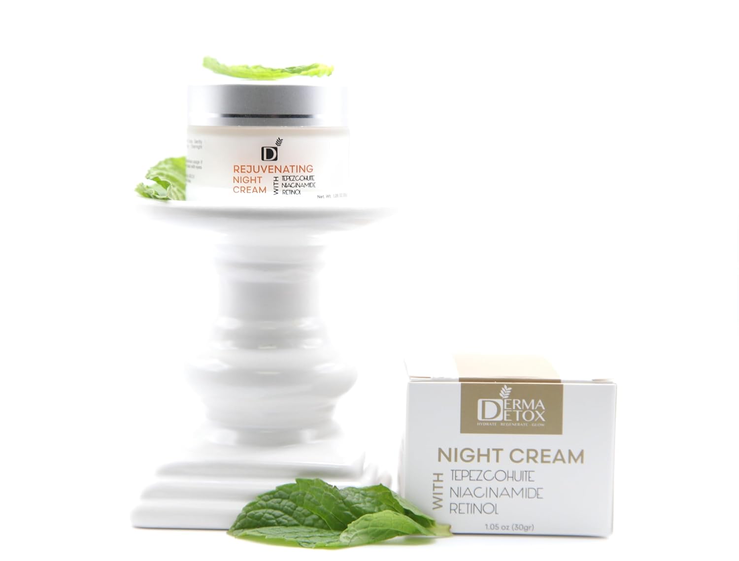 Rejuvenating Facial Night Cream with Retinol, Tepezcohuite, & Niacinamide