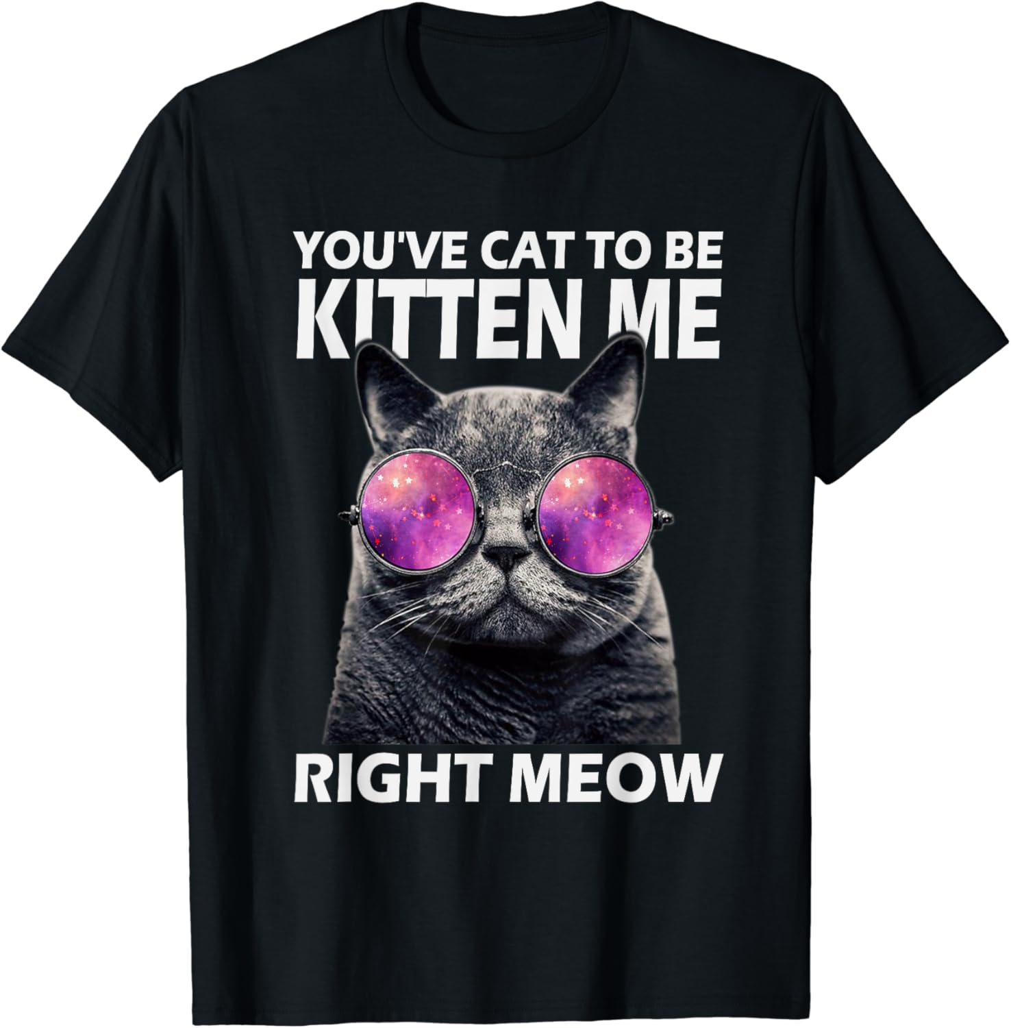 You've Cat To Be Kitten Me Right Meow Funny Cat Lover Gifts T-Shirt