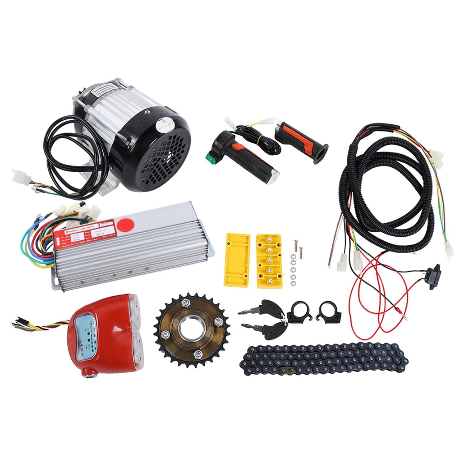 48V 800W DC Brushless Motor Kit Electric Bike Tricycle Scooter DIY Motor Conversion Kit