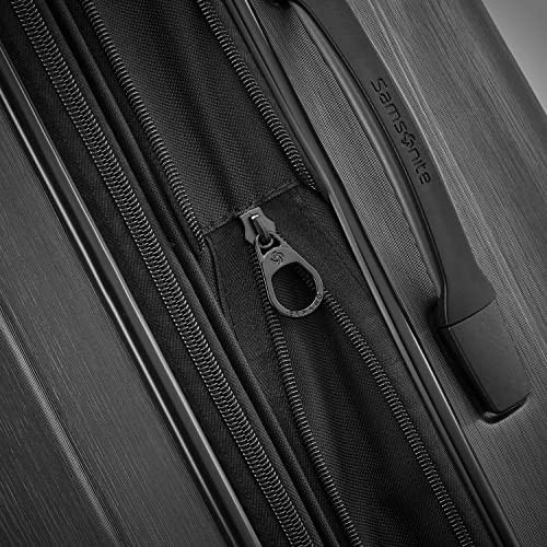 Samsonite Centric 2 Hardside Expandable Luggage with Spinners, Black, Checked-Large 28-Inch