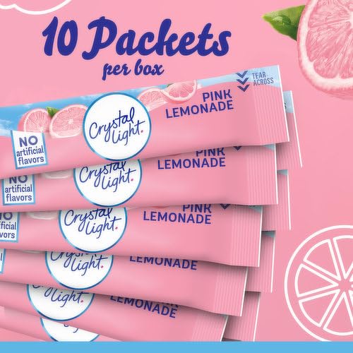 Crystal Light On-The-Go Drink Mix Variety Pack - 10 Packets Each Flavor, 4 Flavor Packs | Sugar-Free, Low-Calorie | Caffeinated & Caffeine-Free Options | Includes Exclusive Aromatik™ Damage-Proof Packaging (4 Boxes, No Caffeine Variety 1)