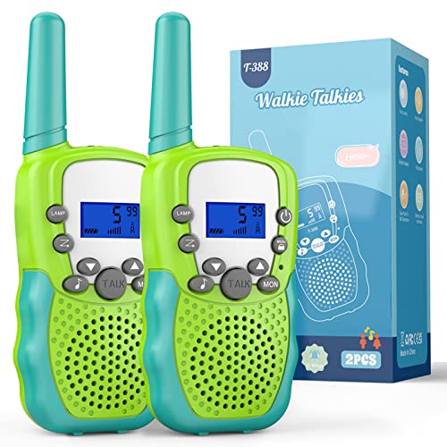 Selieve Toys for 3-12 Year Old Boys Girls, Easter Basket Stuffers, Walkie Talkies for Kids 22 Channels 2 Way Radio Toy with Backlit LCD Flashlight, 3 Miles Range for Outside, Camping, Hiking