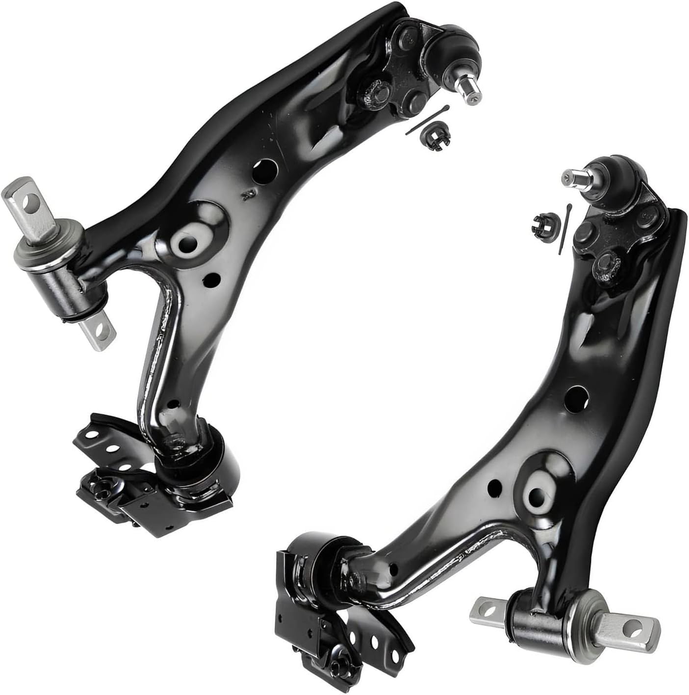 Detroit Axle - 8pc Front End Control Arms Kit for 2015-2016 Honda CR-V, 2 Lower Control Arms w/Ball Joint 4 Tie Rods 2 Stabilizer Sway Bars Replacement