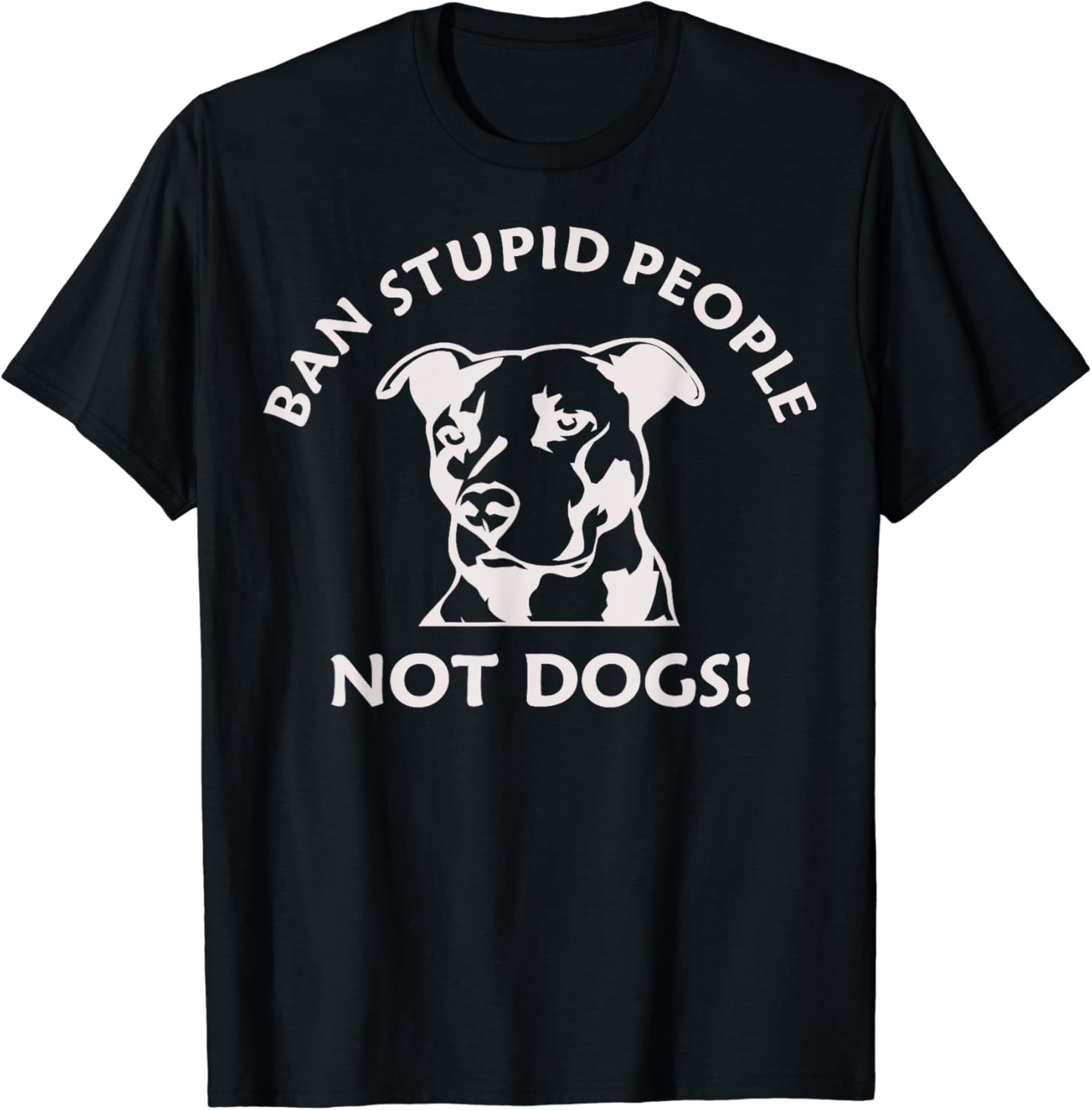 Ban Stupid People Not Dogs Pit Bull t-shirt (pit bull shirt)