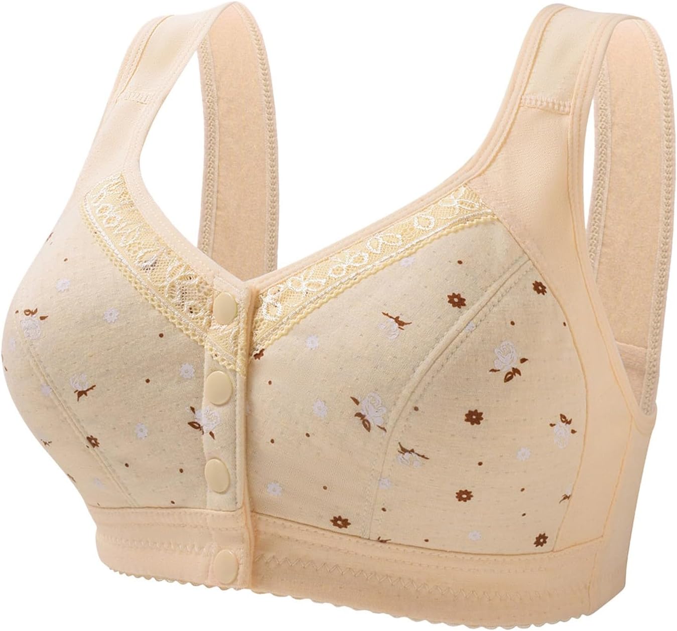 Lingerie Body Suits Women Cushion Cover Outdoor Long Sports Bra Medium Front Hook Bras for Senior Plus Size Women 3X T