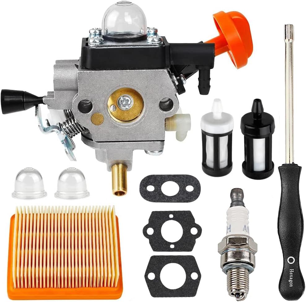 FS91R Carburetor for STIHL FS91 FC91 FS111 FC111 KM91R KM111R HT102 FC96 Trimmer Brushcutter 4180-120-0615 Carb with Air Filter Kit