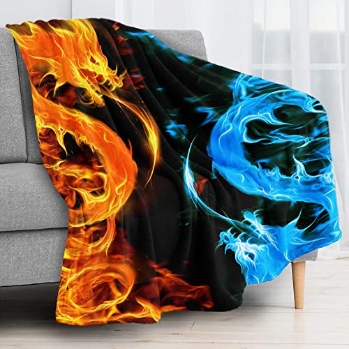 Classic American Flag Throw Blanket for Couch, Super Soft Fuzzy Throws Warm Comfortable Plush Fleece Blanket, Fashion Decorative Flannel Fleece Blanket for All Season(50 x 60 in, American Flag)