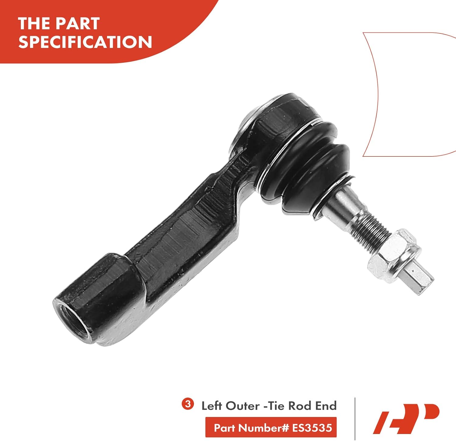 A-Premium 10Pcs Front Suspension Kit, Upper Control Arm Sway Bar Link Lower Ball Joint Inner Outer Tie Rod End, Compatible with Jeep Liberty 2002 2003 2004