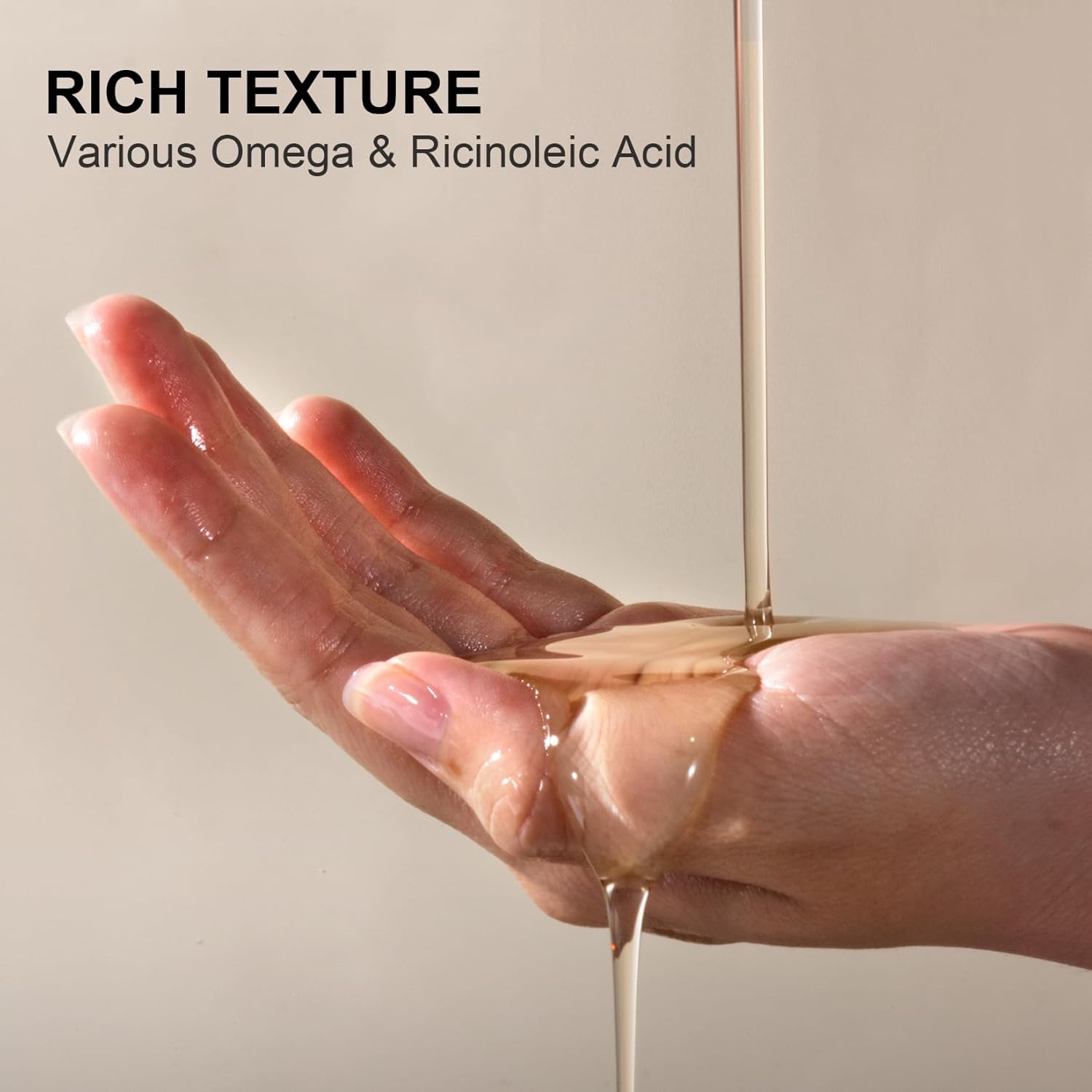 Yoken Pure Castor Oil 32 fl oz EWG Verified 100% Natural Castor oil Cold Pressed for Hair, Face, Body, Eyebrow & Eyelash, Hexane Free, Virgin, Unrefined, for Organic Castor Oil Pack Skin Moisturizer