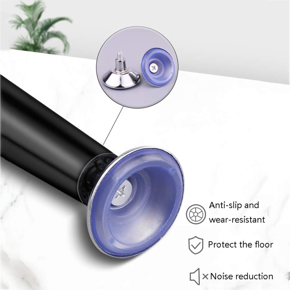 Furniture Legs Tapered Table Legs, Furniture Desk Legs Adjustable, Fashion Metal Coffee Table Legs Black Modern Simplicity Dining Table Legs Office Desk Legs 28