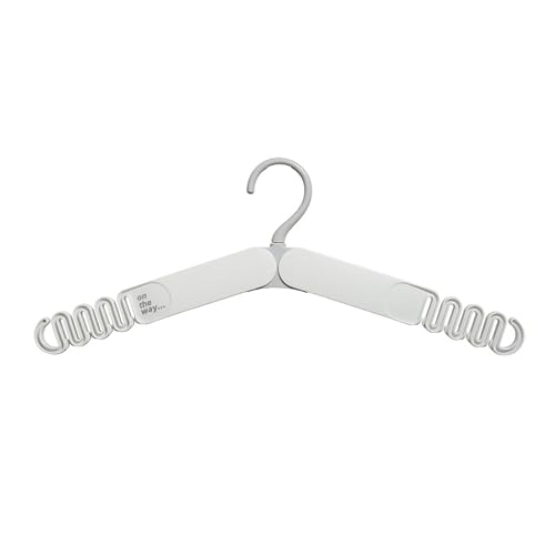 Folding Clothes Hanger Clothes Hanger Folding Portable 360-degree Rotating Design Mini Drying Rack Wardrobe Organizer Purple