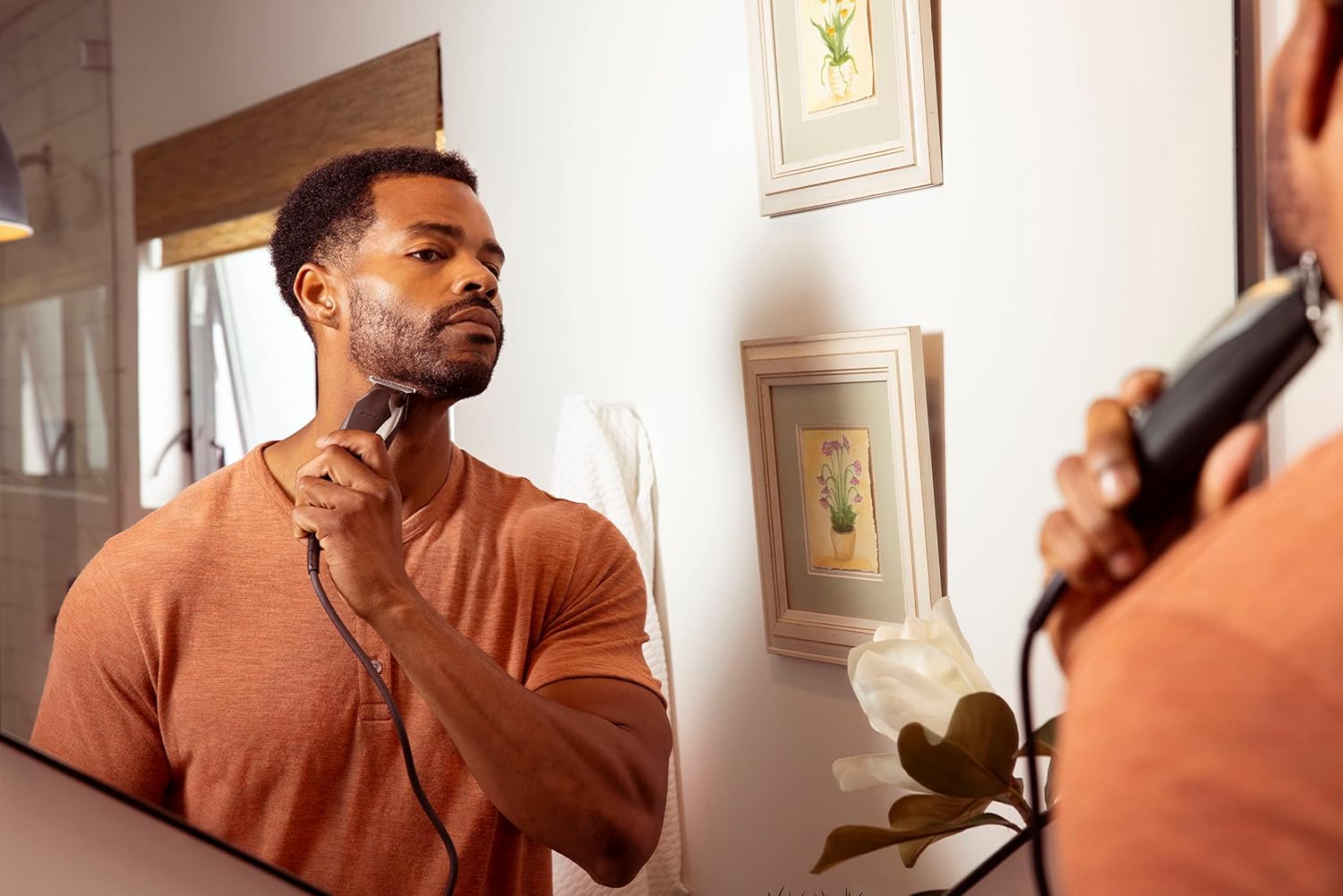 Andis 42400 inLINER All-in-One Trim & Shave Hair Trimmer and Foil Shaver Kit, Silver