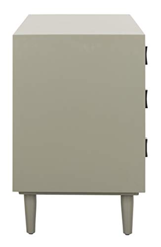 Safavieh Home Blaize Modern Dark Grey and Black 3-drawer Chest