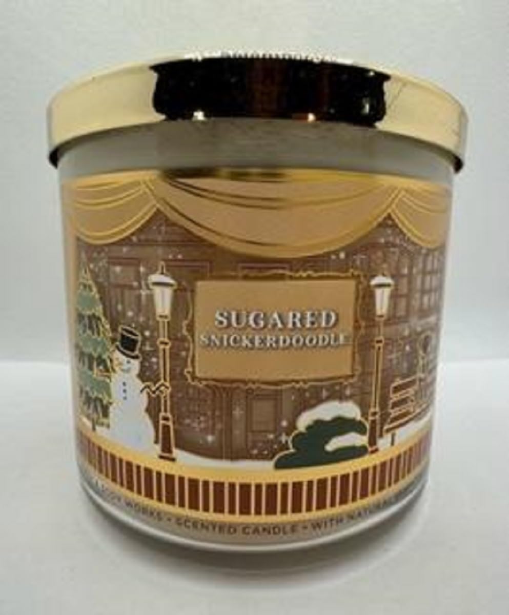 Sugared Snickerdoodle 3 Wick Candle 14.5 Ounce