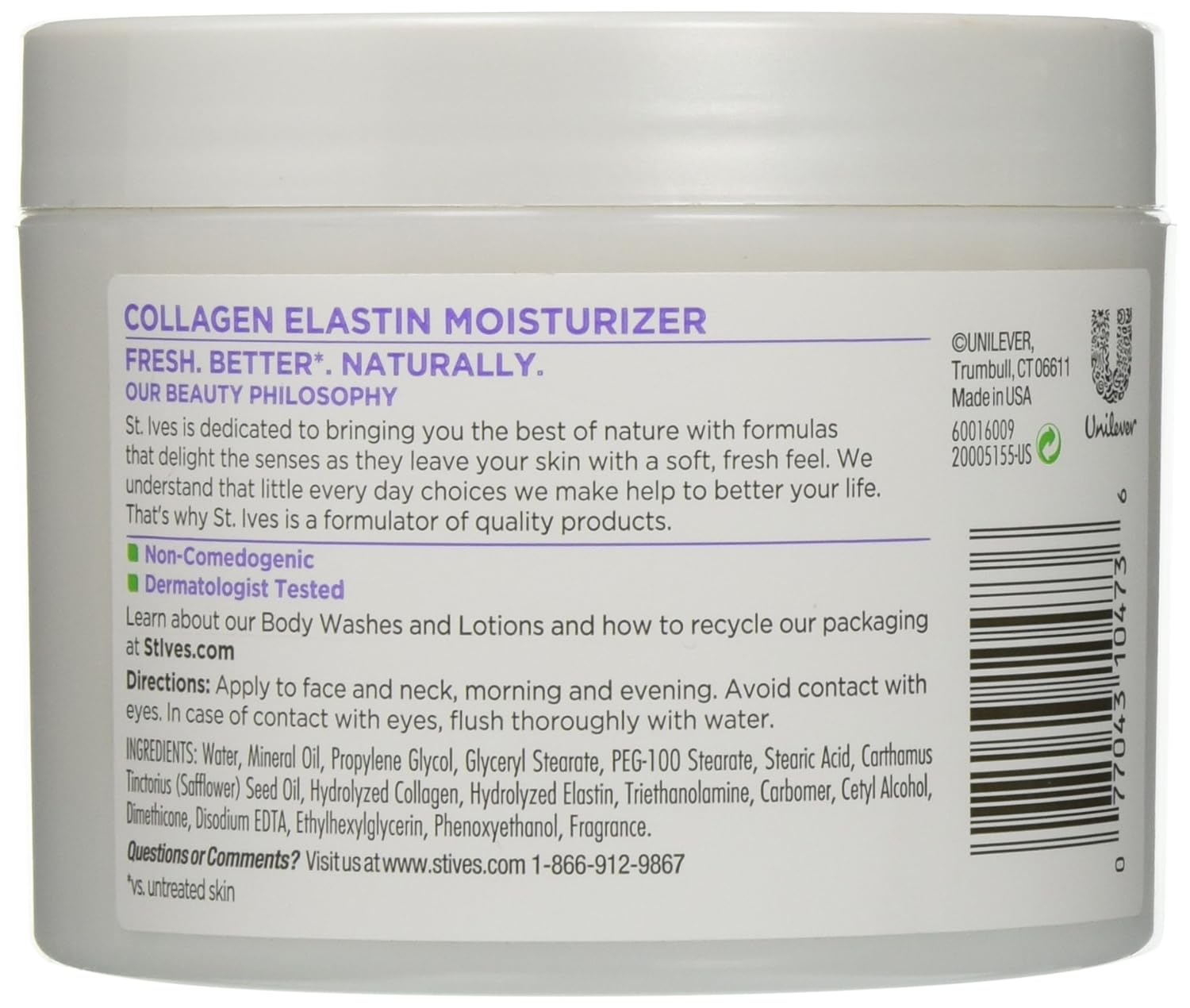 St Ives Renewing Collagen and Elastin Face Moisturizer, 10 Ounce (Pack of 3)