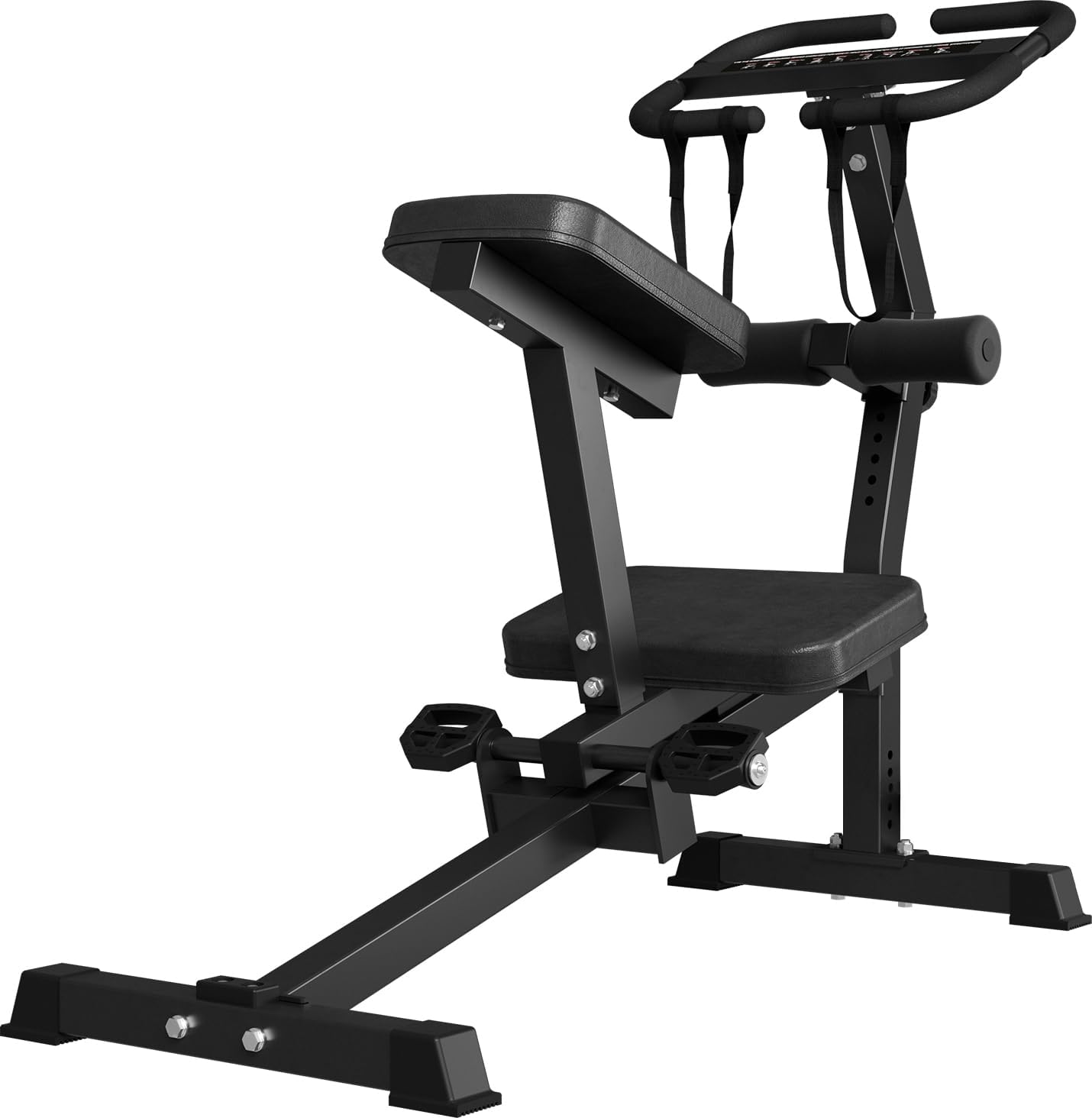 Stretch Machine, Stretching Equipment, Full Body Stretching Machine with Leg Stretcher Machine and Lower Back Stretcher, Back Stretcher Machine for Lower Back Pain Relief, Home Gym, Black