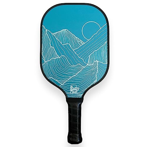 Pickleball Paddles for Men Women | Carbon Fiber Polymer Honeycomb Composite Core | Lightweight Durable | Uniquely Designed Stylish for Singles Doubles