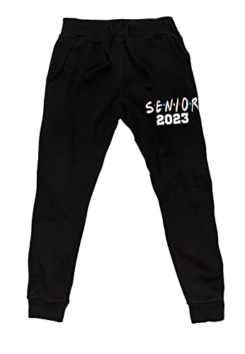 Men's Senior 2023 Friends F141 Black Fleece Jogger Sweatpants