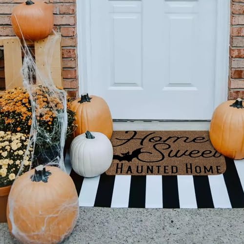 Halloween Door Mat 16 x 24 Inch Cute Ghost I Am to Old Funny Doormat Halloween Ghost Non-Slip Door Mat Rugs for Indoor Outdoor Cute Ghost Pattern