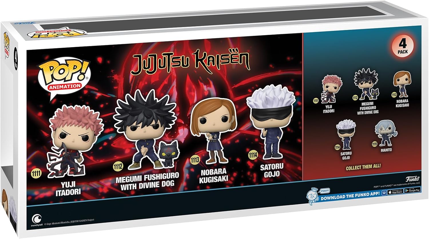 Funko Jujutsu Kaisen - US Exclusive Pop! Vinyl 4-Pack