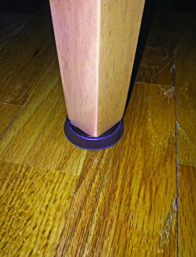 Shepherd Hardware 9077 1-3/4-Inch Round Rubber Furniture Cups, 4-Pack,brown