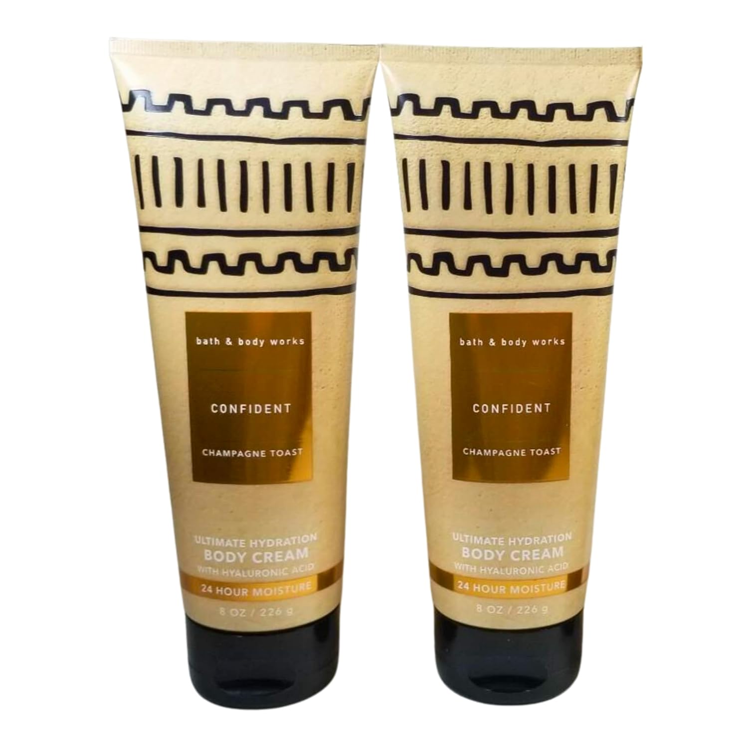 Bath & Body Works Body Cream, Gift Set of 2, 8oz Each (Champagne Toast)