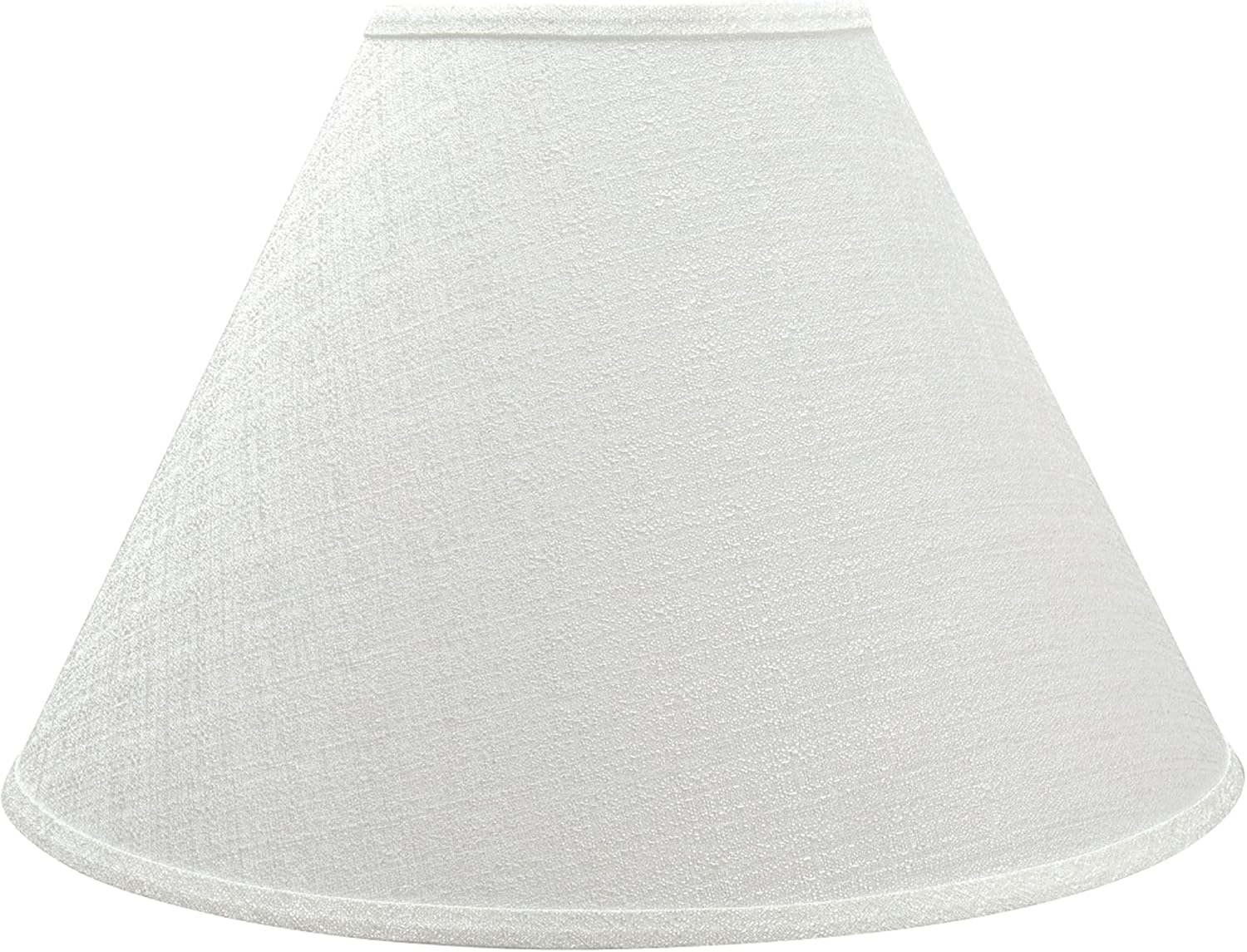 Aspen Creative 32773 Transitional Hardback Empire Shaped Construction Off White, 18