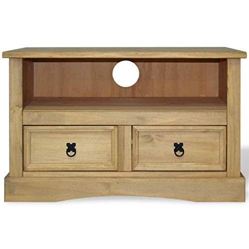 Fast delivery-TV Cabinet Mexican Pine Corona Range for Living Room Office Bedroom 35.8