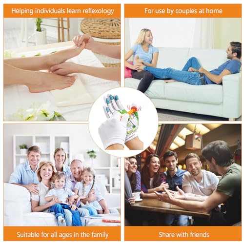 Reflexology Socks with Tools，Reflexology Socks，Acupressure Socks (1pair - Glove)