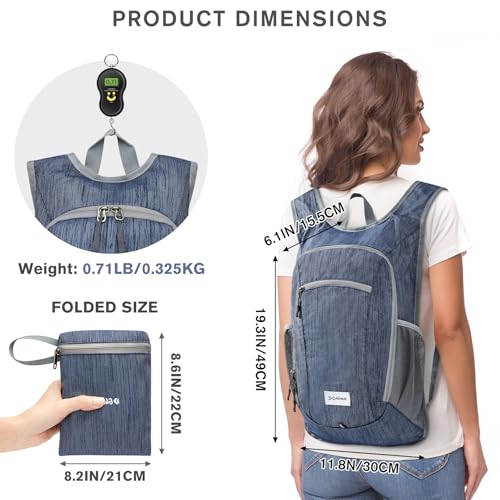 G4Free 10L/15L Hiking Backpack Lightweight Packable Hiking Daypack Small Travel Outdoor Foldable Shoulder Bag