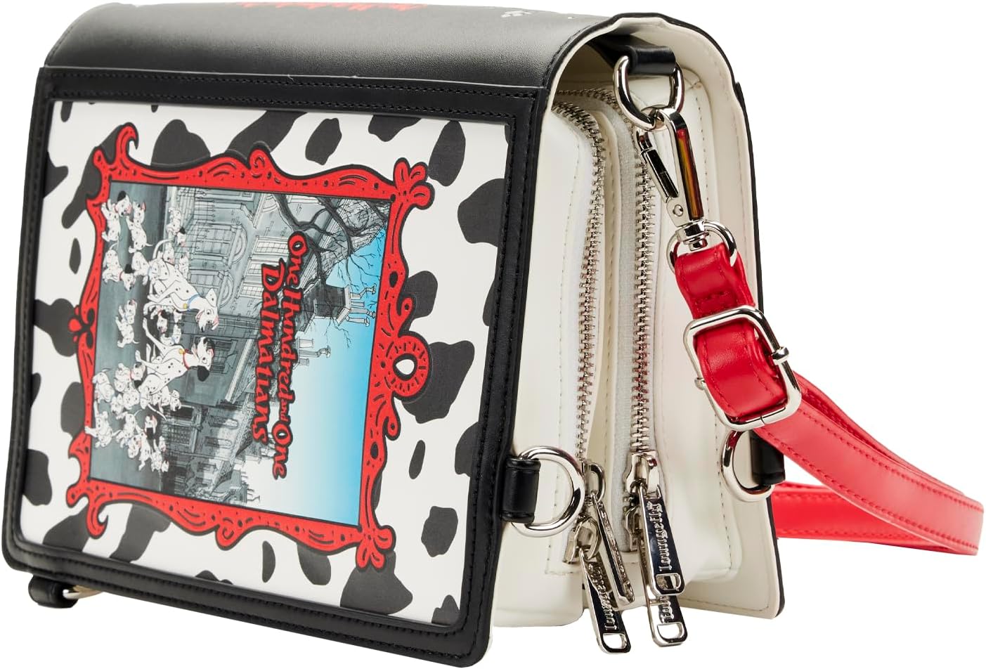 Loungefly DISNEY CLASSIC BOOKS 101 DALMATIANS CONVERTIBLE CROSSBODY BAG