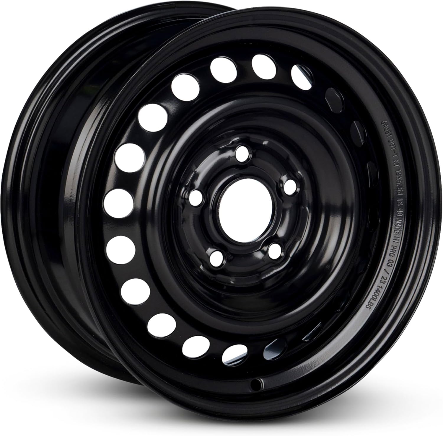 For 2013-2015 Honda Civic 15 Inch Painted Black Rim - OE Direct Replacement - Road Ready Car Wheel