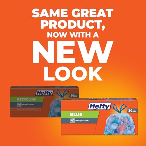 Hefty Clear Trash Bags, Clear, 30 Gallon, 36 Count