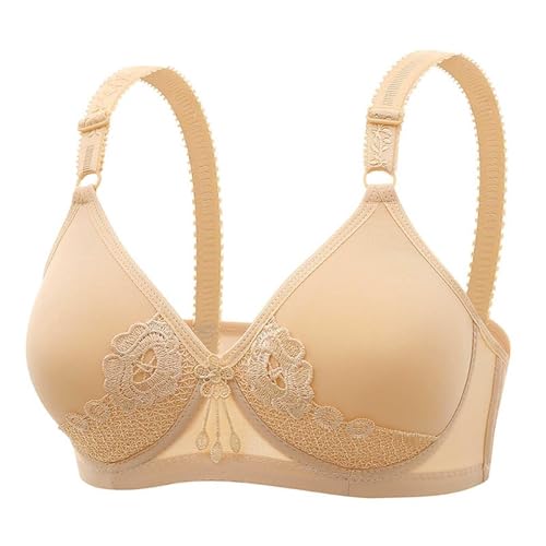 Womens Breathable New Air Bra,Seamless High Support Ultra-Thin Comfort Padded No Underwire Front Closure Bras