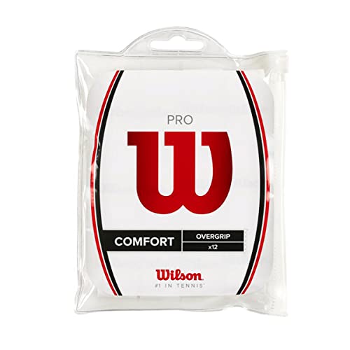Wilson Pro Overgrip-Comfort 12 Pack, White