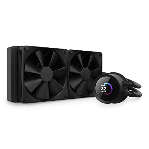NZXT Kraken 240 RGB - 240mm AIO CPU Liquid Cooler - RL-KR240-B1 - Customizable 1.54