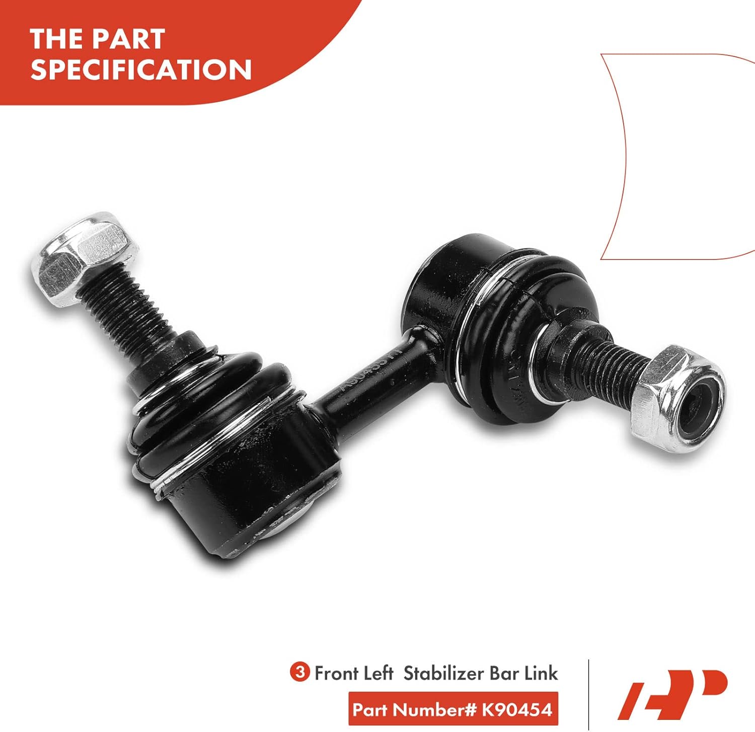 A-Premium 10Pcs Front Suspension Kit, Lower Control Arm Lower Ball Joint Inner Outer Tie Rod End Sway Bar Links, Compatible with Honda CR-V 2002 2003 2004