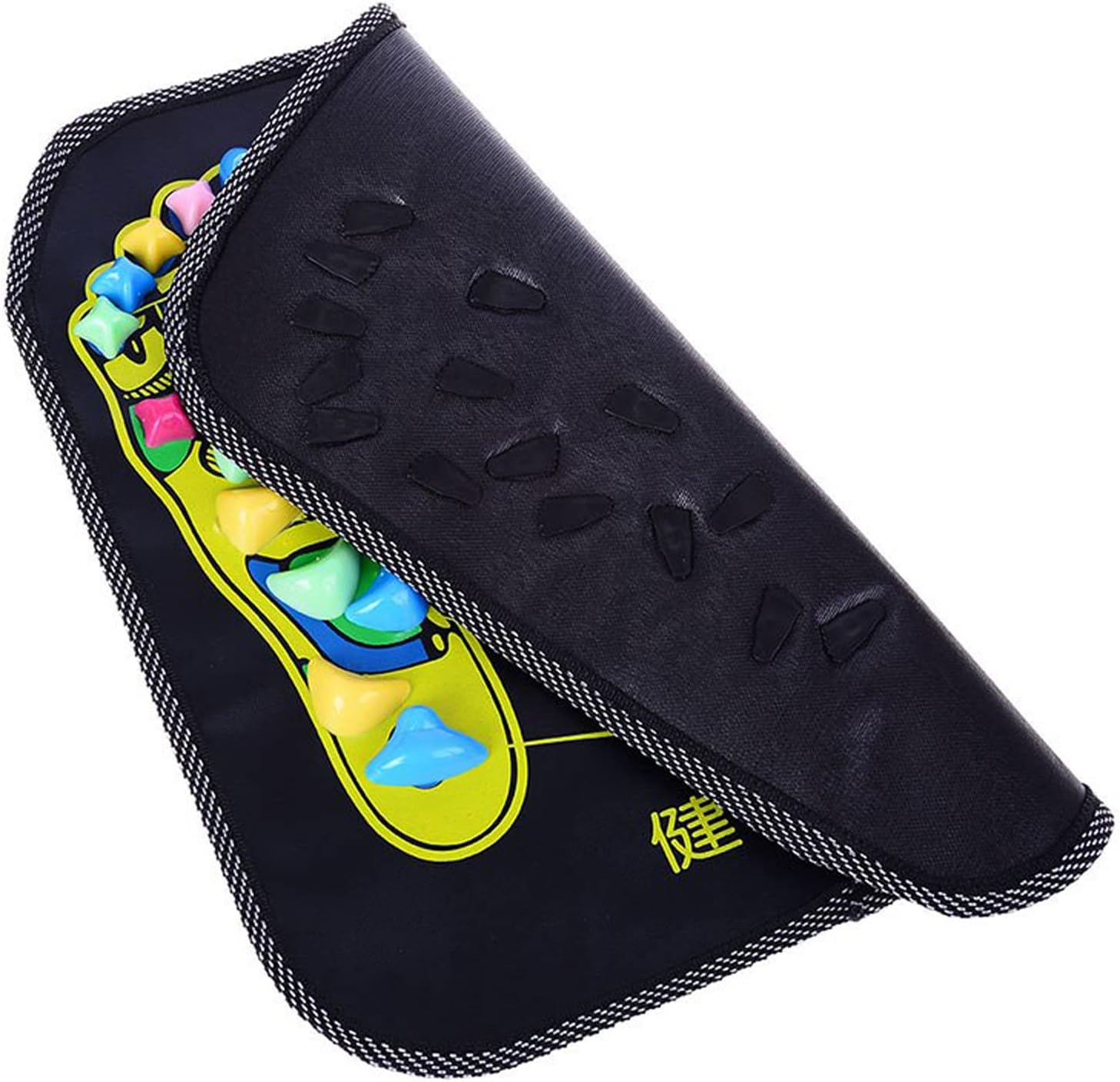 Foot Massage Stone Mat,Reflexology Walk Stone Foot Massager Mat,Acupressure Foot Pad,Foot Circulation Massager