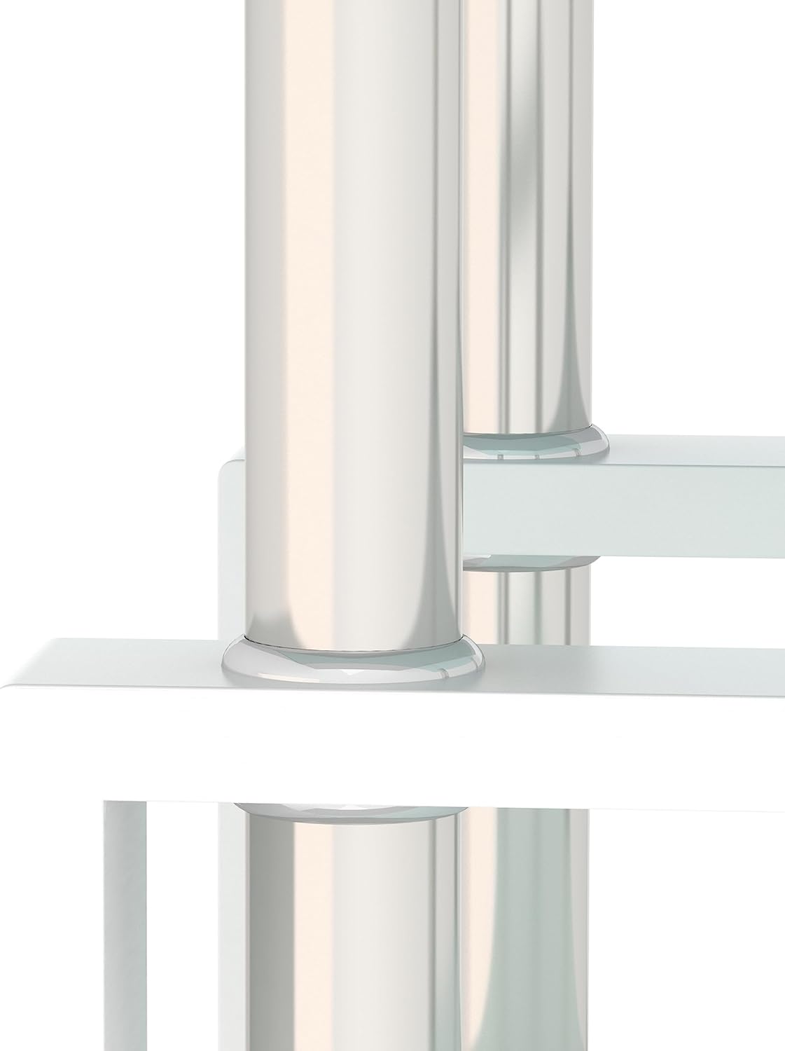 2 Piece Set Modern Clear Tempered Glass Tea Table CoffeeTable SideTable Living Room Square Table Home Furniture Restaurant Study Reception Room