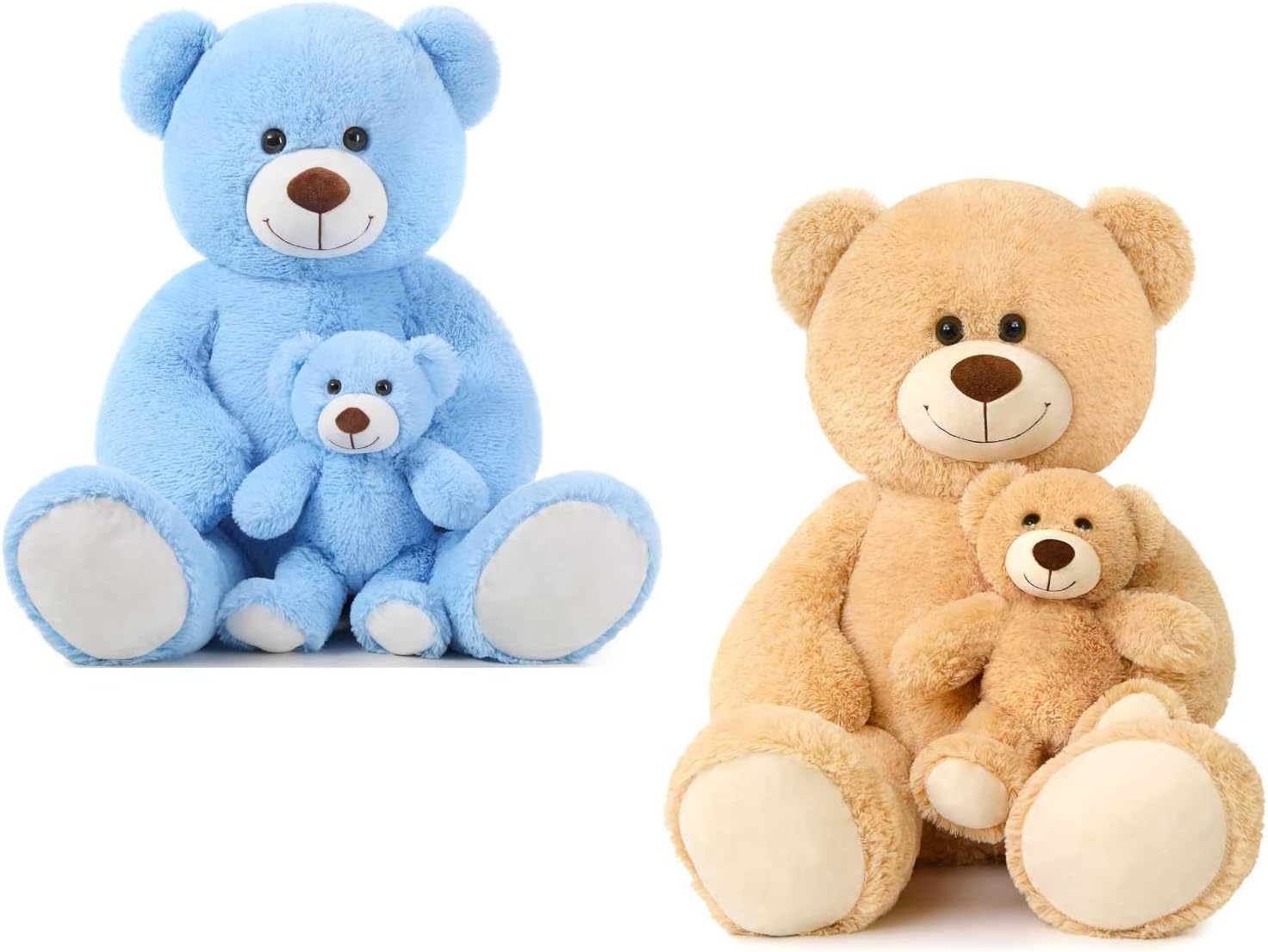 MorisMos Giant Teddy Bear Mommy and Baby Bear Plush Stuffed Animals