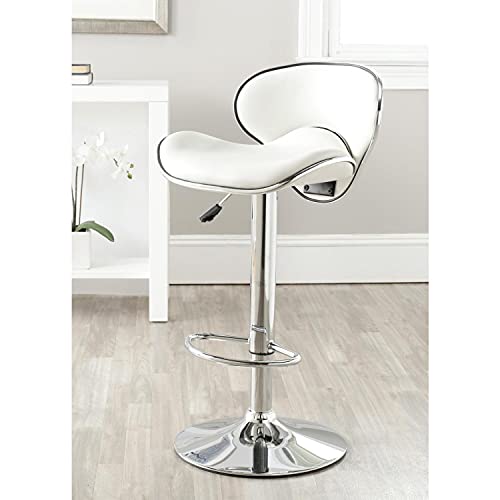 Safavieh Home Collection Shambi Black Adjustable Swivel Gas Lift 24-30.1-inch Bar Stool