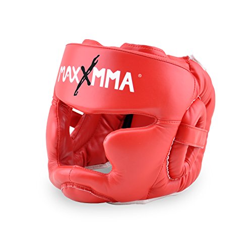 MaxxMMA Full Coverage Headgear Boxing MMA Training Kickboxing Sparring Karate Taekwondo