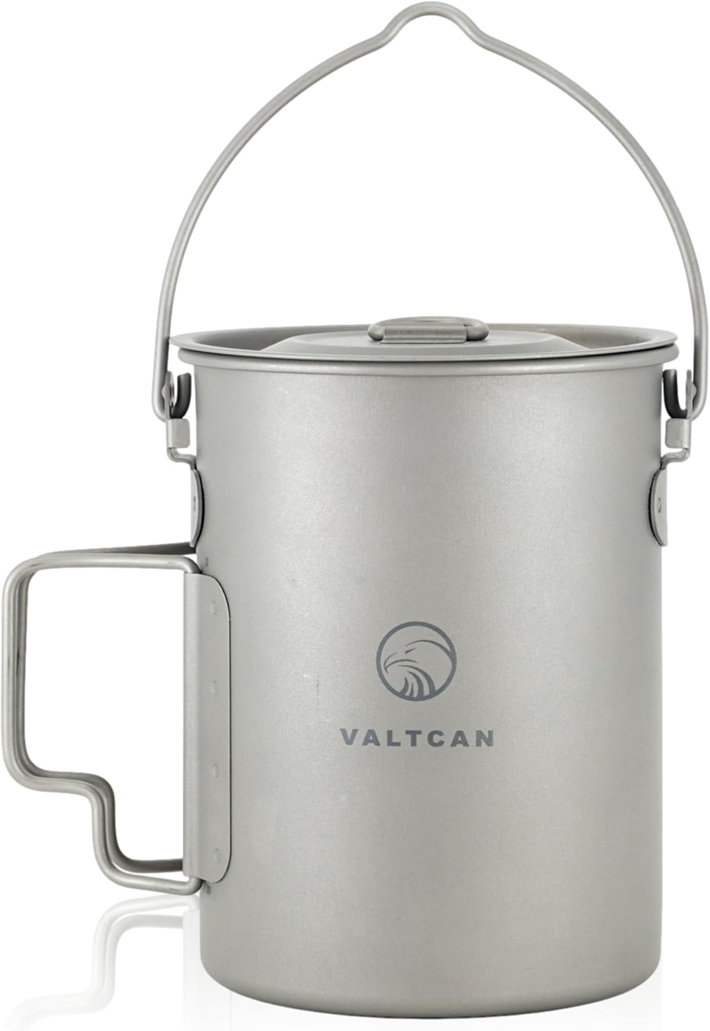Valtcan 900ml Titanium Pot Backpacking Mug 30oz 0.95qt