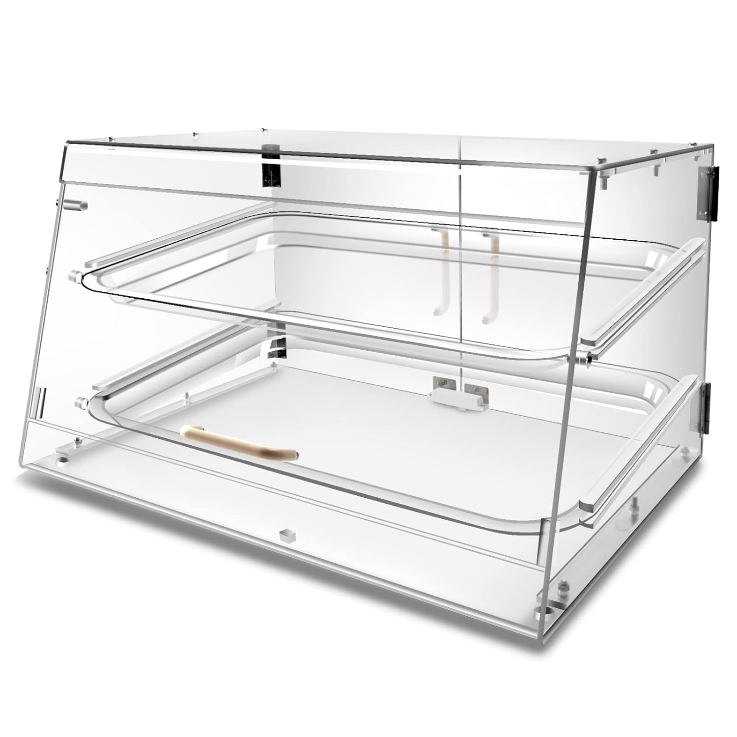2 Tray Bakery Display Case with Front and Rear Doors - 21