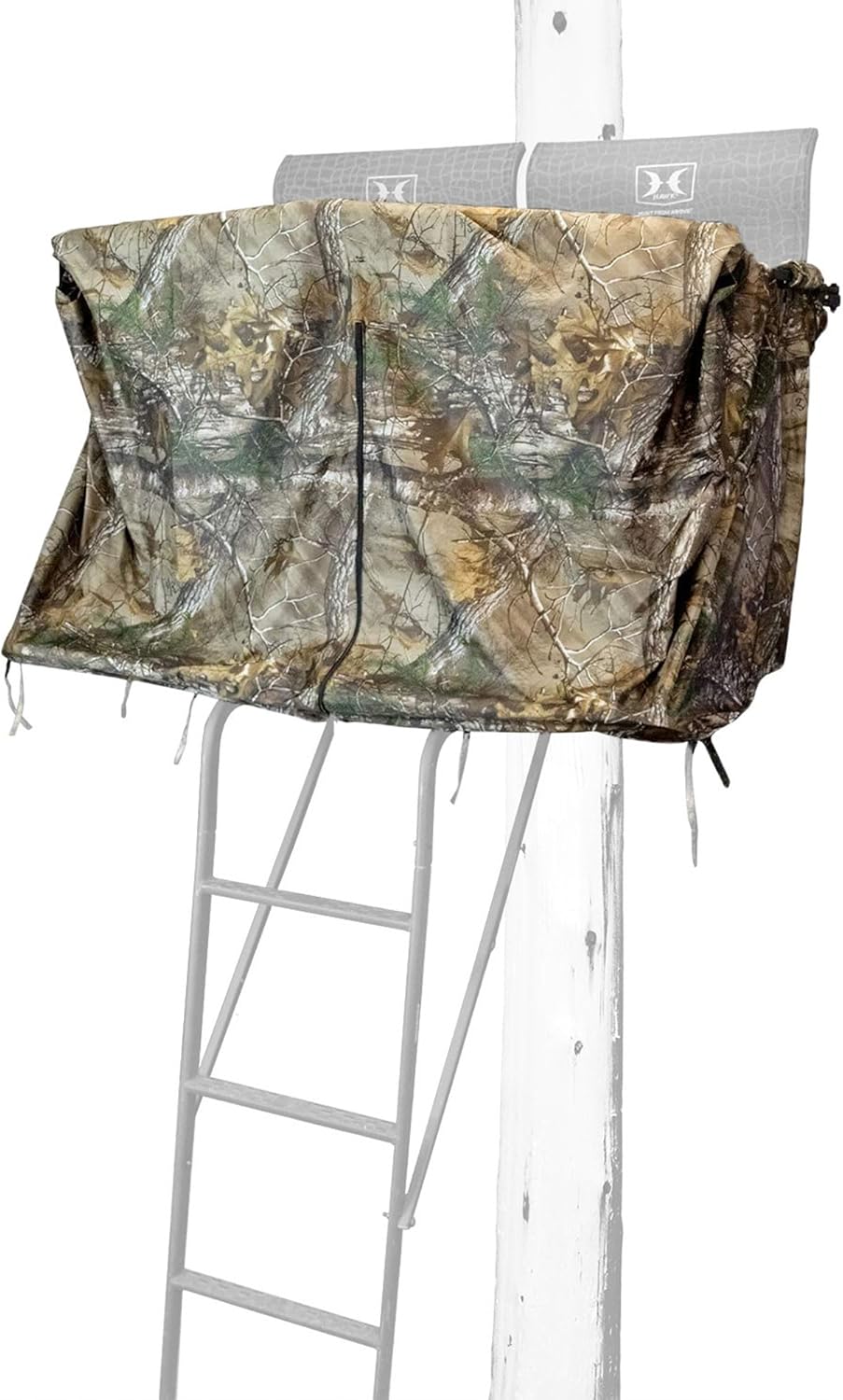 Hawk 2 Man Ladder Tree Stand Blind for Denali and Sasquatch Ladders for Hunting, Watching, and Outdoor Activities, Realtree Camo (2 Pack)